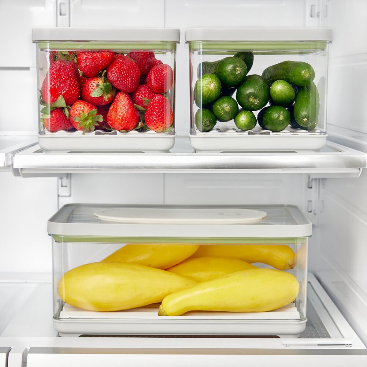 iDesign Rectangle Produce Keeper Set of 3 | The Container Store